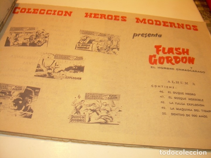 Tebeos: ALBUM DE LUJO....FLASH GORDON...EDIT. DOLAR A&Ntilde;O 1958 - Foto 4
