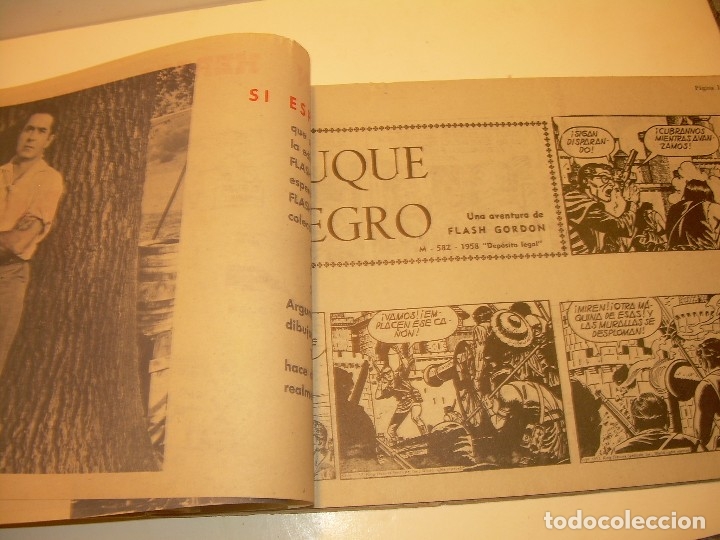 Tebeos: ALBUM DE LUJO....FLASH GORDON...EDIT. DOLAR A&Ntilde;O 1958 - Foto 6