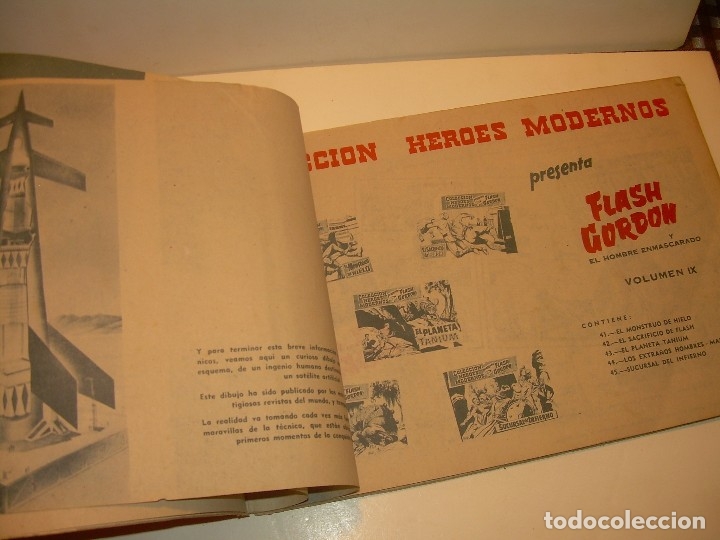 Tebeos: ALBUM DE LUJO....FLASH GORDON...EDIT. DOLAR A&Ntilde;O 1958 - Foto 4