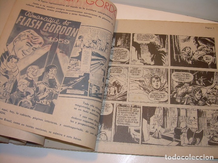 Tebeos: ALBUM DE LUJO....FLASH GORDON...EDIT. DOLAR A&Ntilde;O 1958 - Foto 5