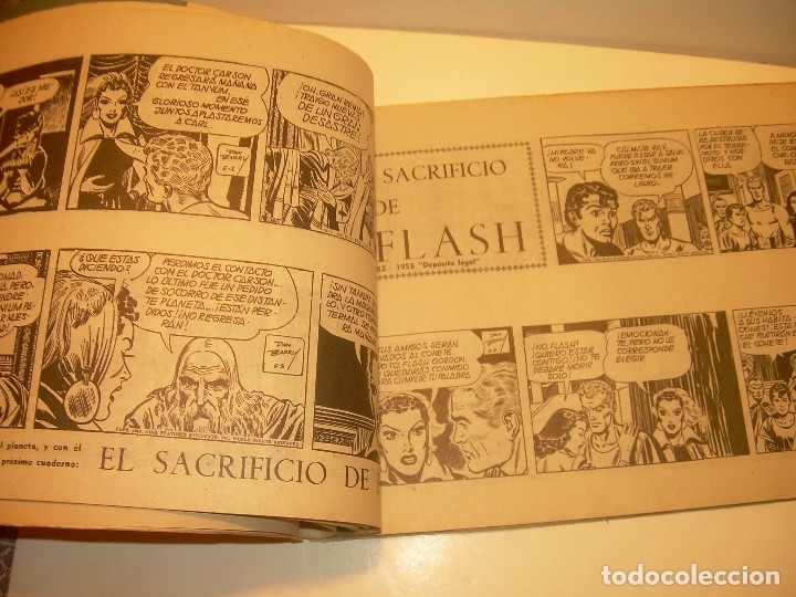 Tebeos: ALBUM DE LUJO....FLASH GORDON...EDIT. DOLAR A&Ntilde;O 1958 - Foto 6