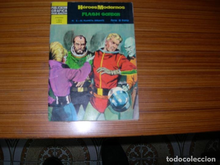 Tebeos: HEROES MODERNOS FLASH GORDON N&ordm; 8  EDITA DOLAR - Foto 1