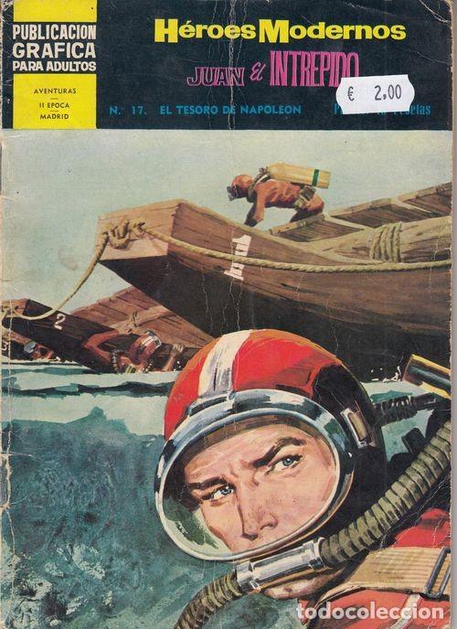 Tebeos: HEROES MODERNOS N&ordm; 17 - EPOCA II - JUAN EL INTREPIDO - Foto 1