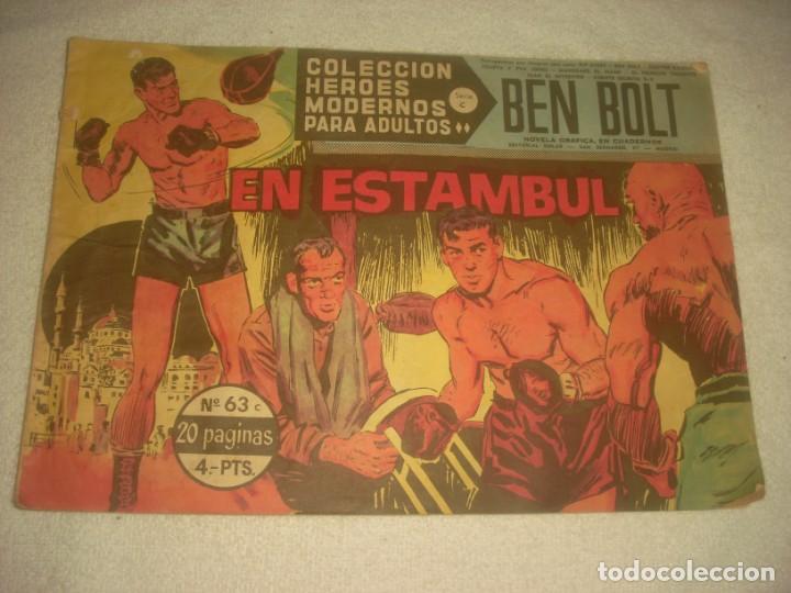 Tebeos: COLECCION HEROES MODERNOS N&ordm; 63 . BEN BOLT. - Foto 1
