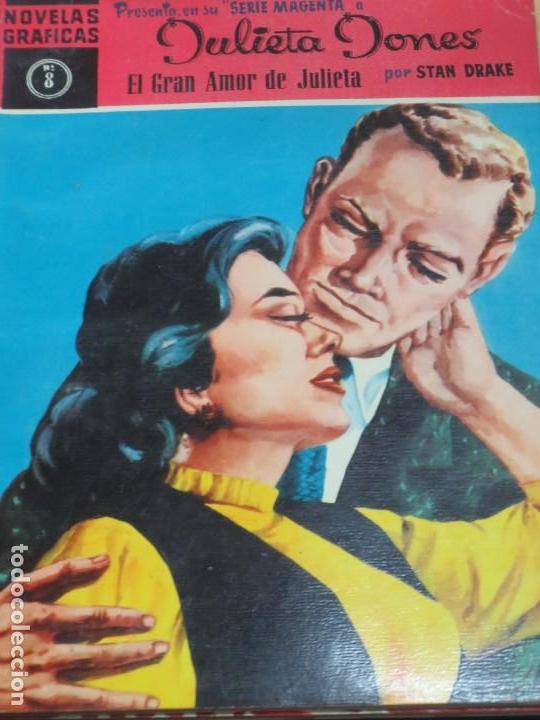 Tebeos: EL GRAN AMOR DE JULIETA N&ordm; 8 STAN DRAKE EDIT DOLAR - Foto 1