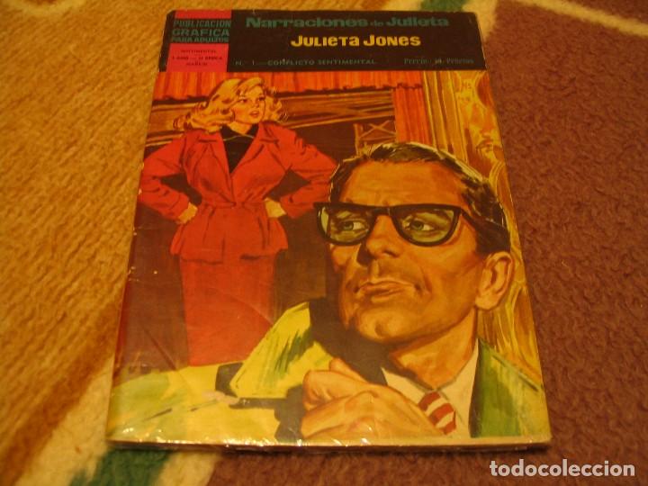Tebeos: NARRACIONES DE JULIETA JONES N&ordm; 1 DOLAR 1966 - Foto 1