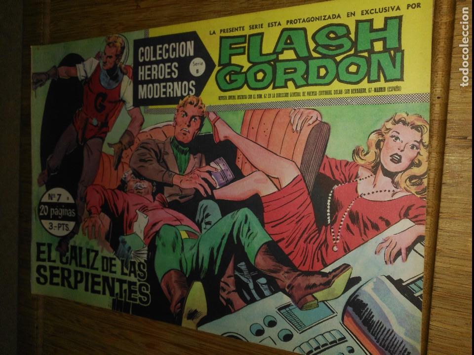 Tebeos: Flash Gordon N&ordm; 7 Colecci&oacute;n H&eacute;roes Modernos Serie B - Foto 1