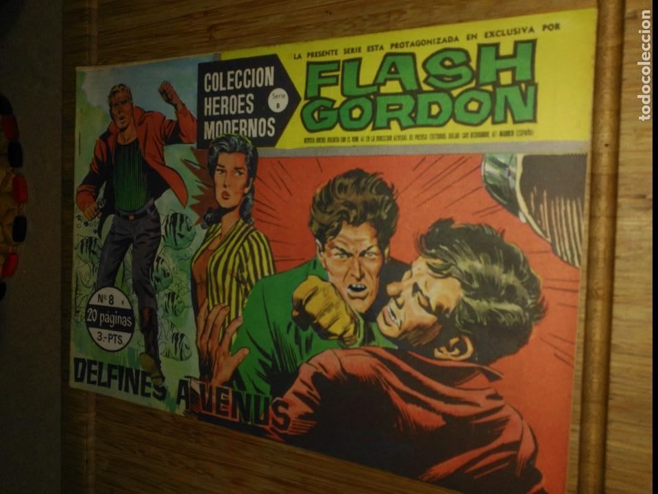 Tebeos: Flash Gordon N&ordm; 8 Colecci&oacute;n H&eacute;roes Modernos Serie B - Foto 1