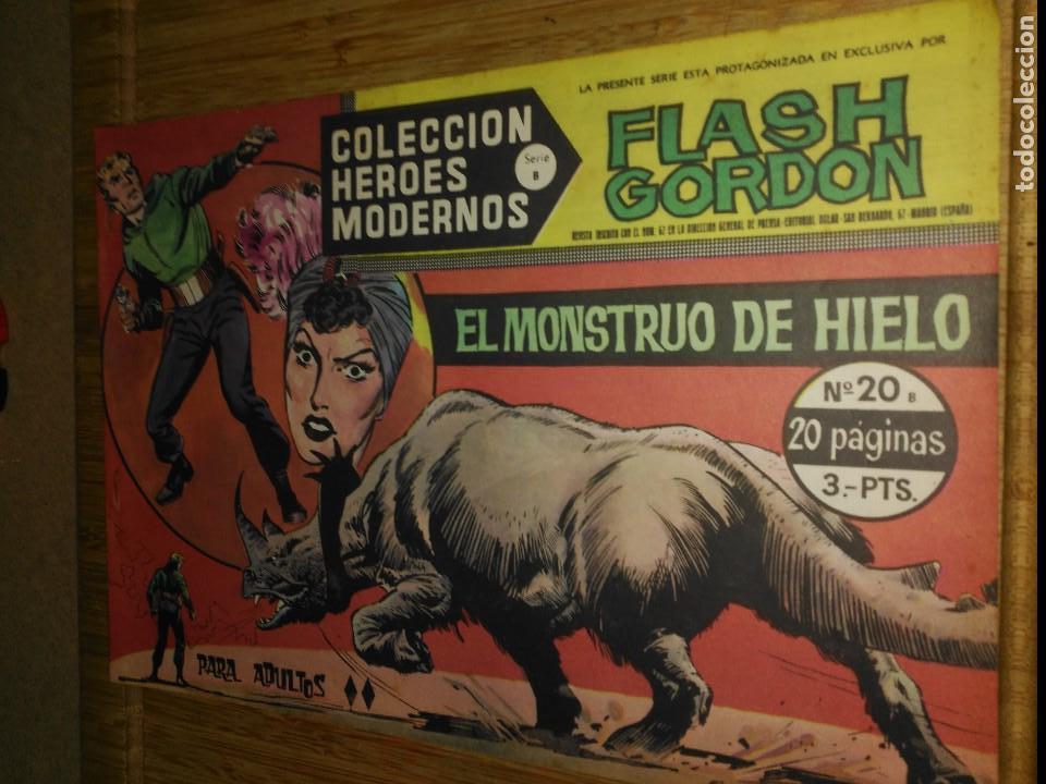 Tebeos: Flash Gordon N&ordm; 20 Colecci&oacute;n H&eacute;roes Modernos Serie B - Foto 1