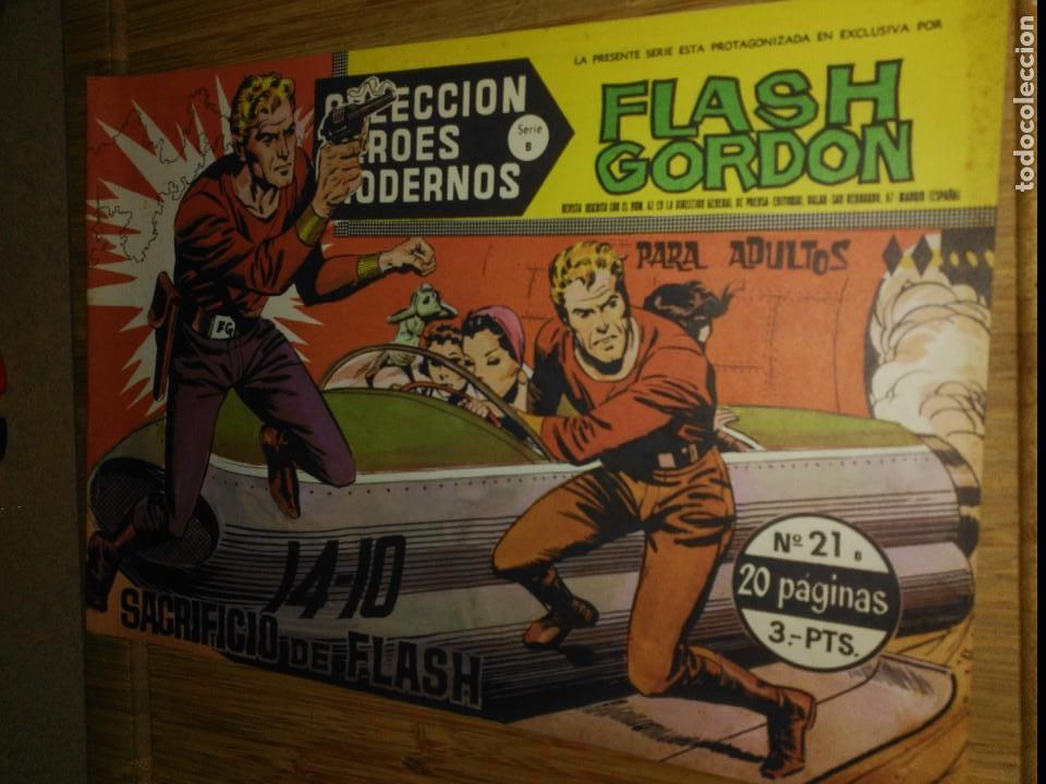 Tebeos: Flash Gordon N&ordm; 21 Colecci&oacute;n H&eacute;roes Modernos Serie B - Foto 1