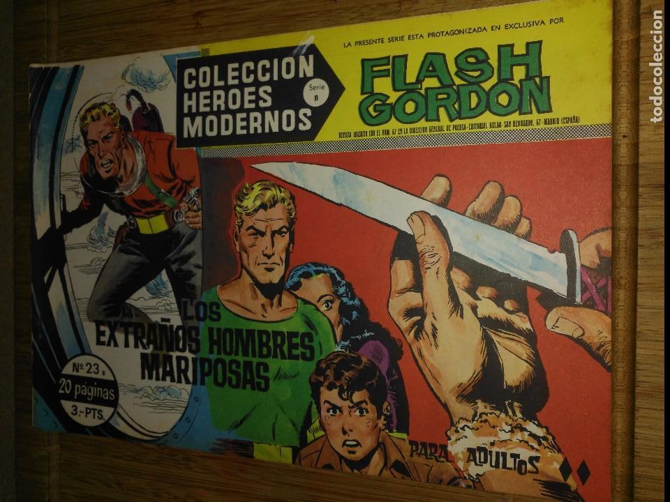Tebeos: Flash Gordon N&ordm; 23 Colecci&oacute;n H&eacute;roes Modernos Serie B - Foto 1