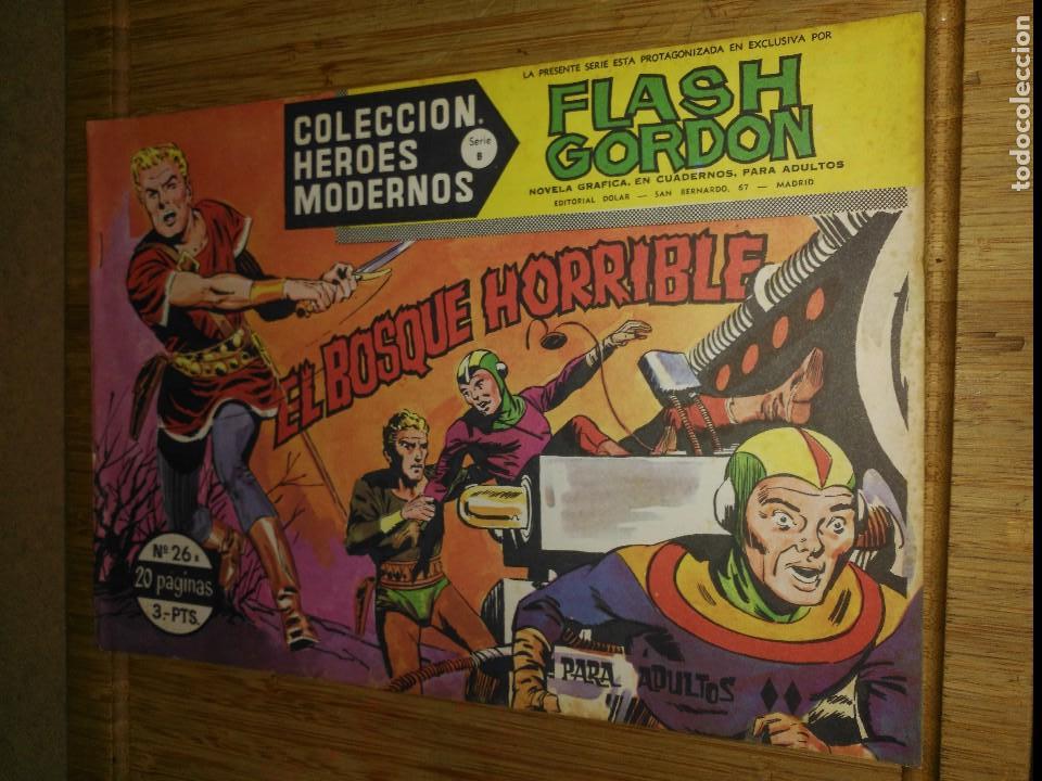 Tebeos: Flash Gordon N&ordm; 26 Colecci&oacute;n H&eacute;roes Modernos Serie B - Foto 1