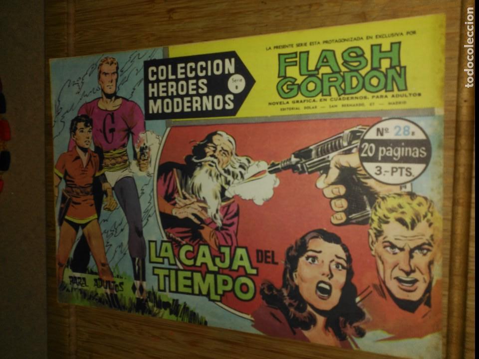 Tebeos: Flash Gordon N&ordm; 28 Colecci&oacute;n H&eacute;roes Modernos Serie B - Foto 1