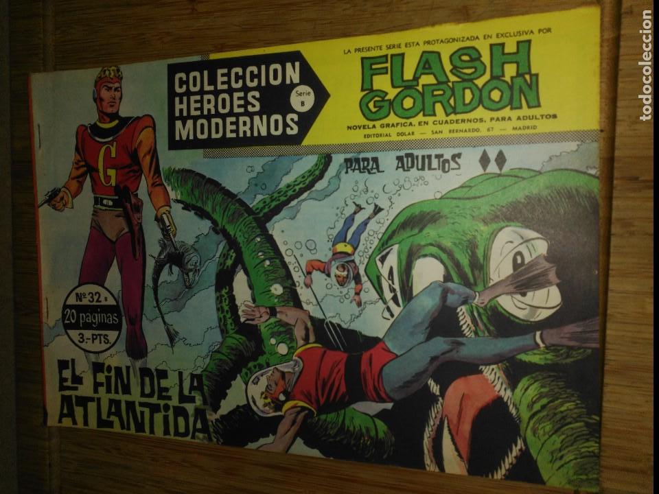 Tebeos: Flash Gordon N&ordm; 32 Colecci&oacute;n H&eacute;roes Modernos Serie B - Foto 1
