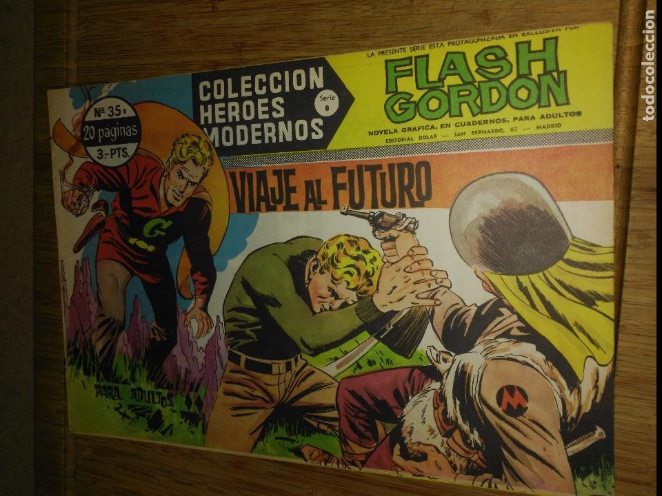 Tebeos: Flash Gordon N&ordm; 35 Colecci&oacute;n H&eacute;roes Modernos Serie B - Foto 1