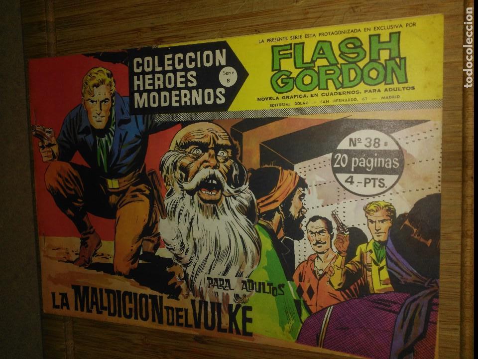 Tebeos: Flash Gordon N&ordm; 38  Colecci&oacute;n H&eacute;roes Modernos Serie B - Foto 1