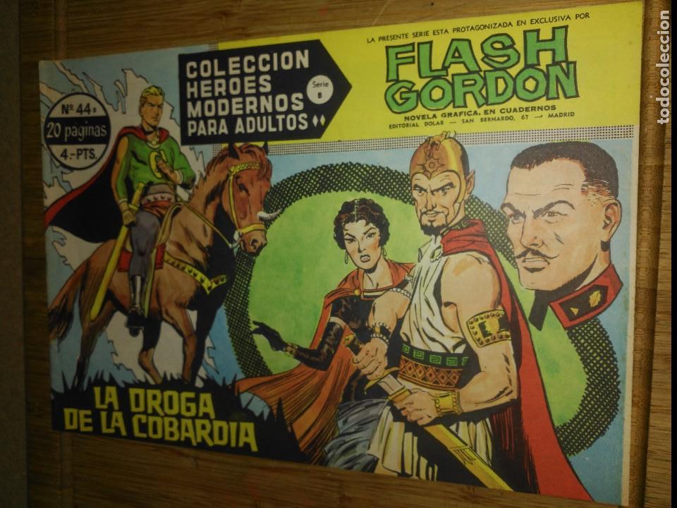 Tebeos: Flash Gordon N&ordm; 44  Colecci&oacute;n H&eacute;roes Modernos Serie B - Foto 1