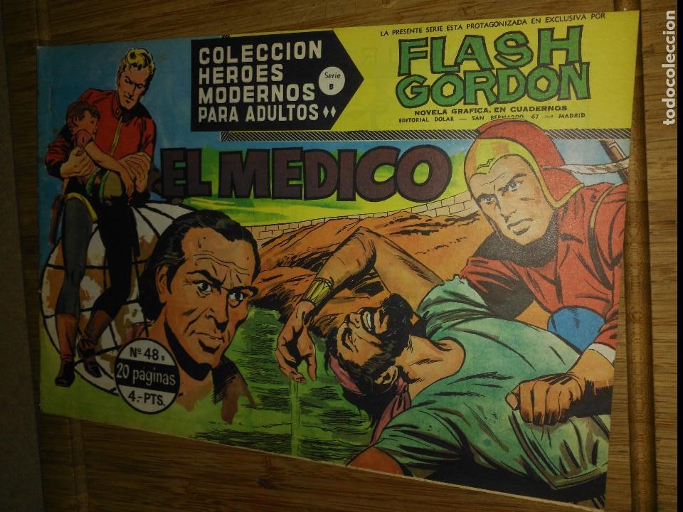 Tebeos: Flash Gordon N&ordm; 48  Colecci&oacute;n H&eacute;roes Modernos Serie B - Foto 1
