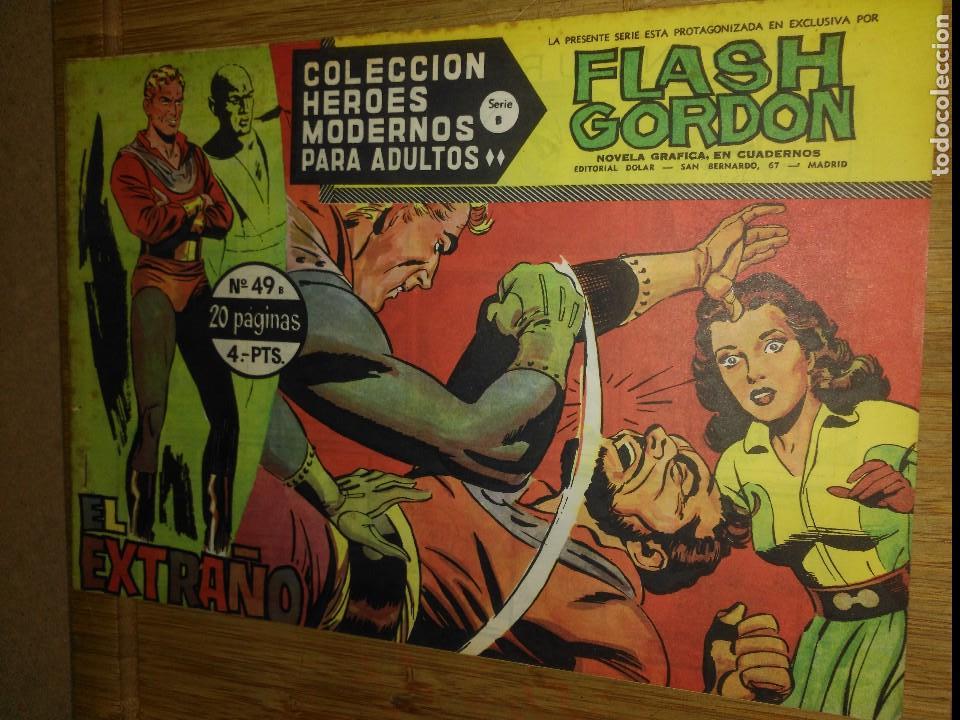 Tebeos: Flash Gordon N&ordm; 49  Colecci&oacute;n H&eacute;roes Modernos Serie B - Foto 1