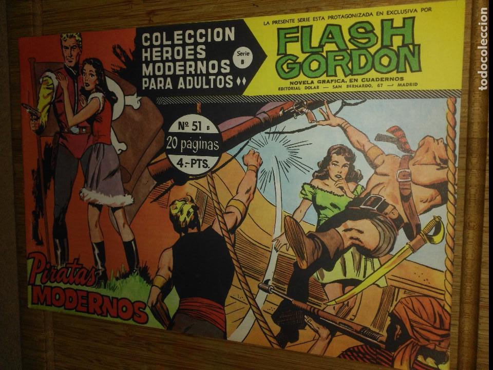 Tebeos: Flash Gordon N&ordm; 51  Colecci&oacute;n H&eacute;roes Modernos Serie B - Foto 1