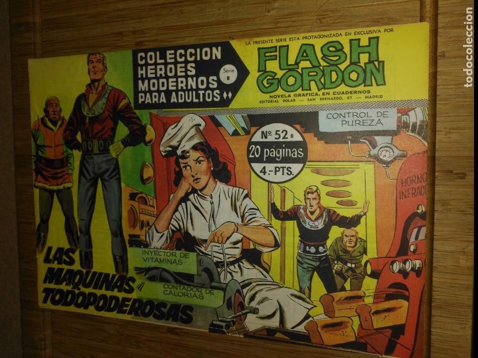 Tebeos: Flash Gordon N&ordm; 52  Colecci&oacute;n H&eacute;roes Modernos Serie B - Foto 1