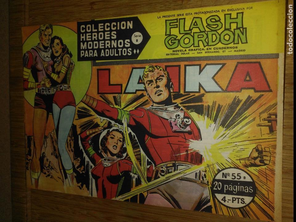 Tebeos: Flash Gordon N&ordm; 55  Colecci&oacute;n H&eacute;roes Modernos Serie B - Foto 1