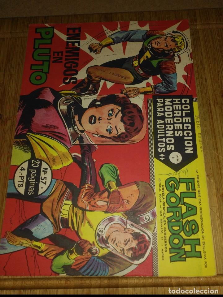 Tebeos: Flash Gordon N&ordm; 57  Colecci&oacute;n H&eacute;roes Modernos Serie B - Foto 1