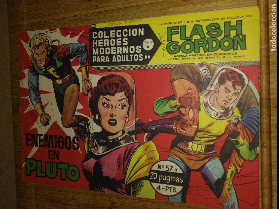 Tebeos: Flash Gordon N&ordm; 57  Colecci&oacute;n H&eacute;roes Modernos Serie B - Foto 1
