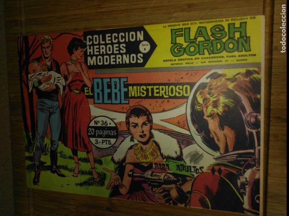 Tebeos: Flash Gordon N&ordm;36 Colecci&oacute;n H&eacute;roes Modernos Serie B - Foto 1