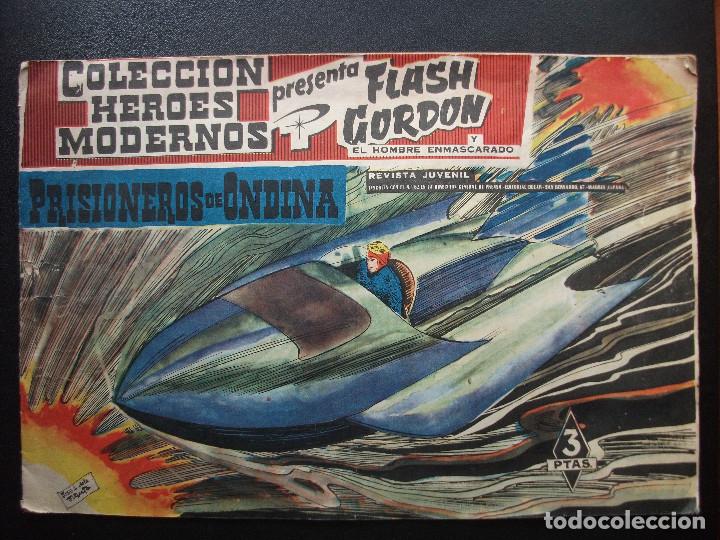 Tebeos: FLASH GORDON N&ordm; 09, PRISIONEROS DE ONDINA - Foto 1