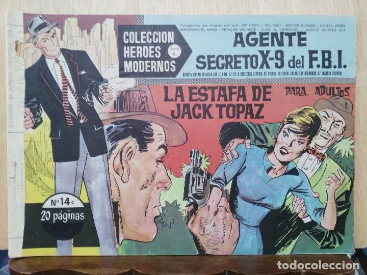 Tebeos: Colecci&oacute;n H&eacute;roes Modernos - Serie C, N&ordm; 14 - Ed. Dolar - Foto 1