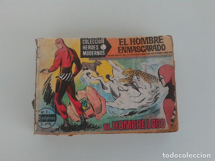 COMIC EL HOMBRE ENMASCARADO. COLECCION HEROES MODERNOS. Nº 1 AL 50. SERIE A. EDITORIAL DOLAR. 1958. (Tebeos y Comics - Dólar)