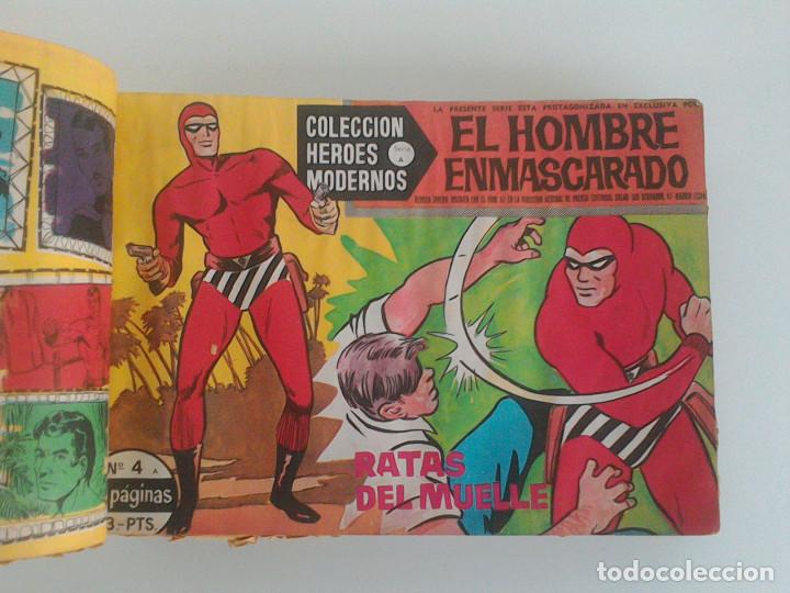 Tebeos: COMIC EL HOMBRE ENMASCARADO. COLECCION HEROES MODERNOS. Nº 1 AL 50. SERIE A. EDITORIAL DOLAR. 1958. - Foto 9 - 170143500