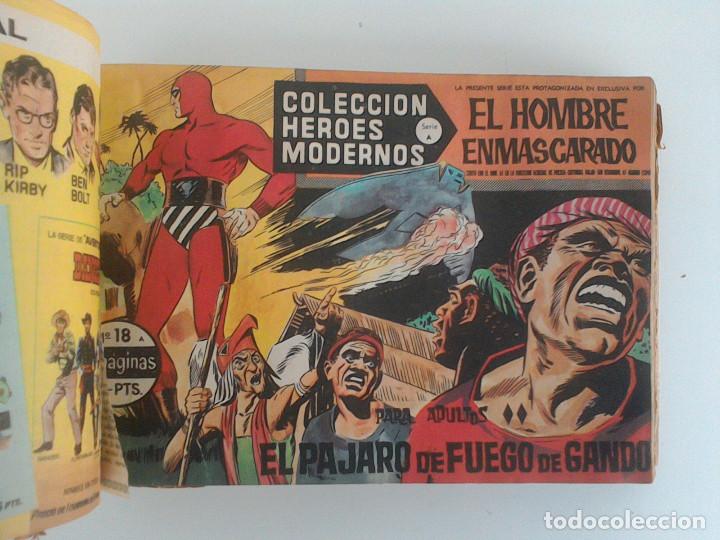 Tebeos: COMIC EL HOMBRE ENMASCARADO. COLECCION HEROES MODERNOS. Nº 1 AL 50. SERIE A. EDITORIAL DOLAR. 1958. - Foto 13 - 170143500