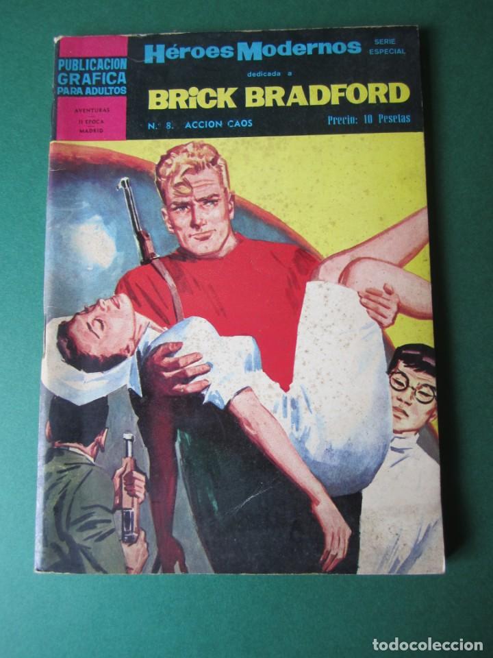 Tebeos: BRICK BRADFORD (1966, DOLAR) 8 &middot; 1966 &middot; ACCI&Oacute;N CAOS - Foto 1