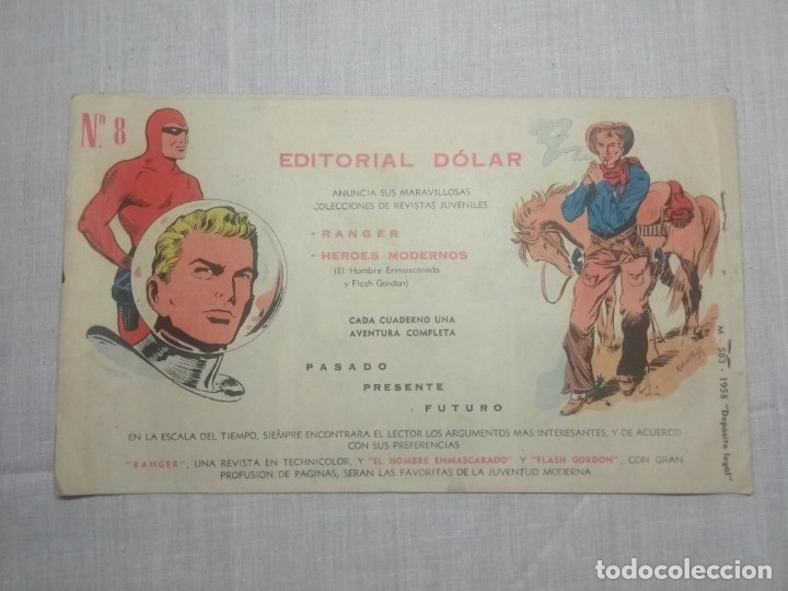 Tebeos: lote de 2 ranger juvenil 1958, editorial dolar - Foto 4