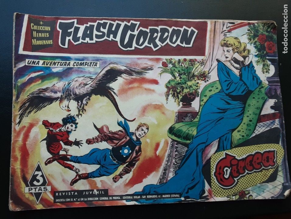 Tebeos: FLASH GORDON, CIRCEA, H&Eacute;ROES MODERNOS - Foto 1