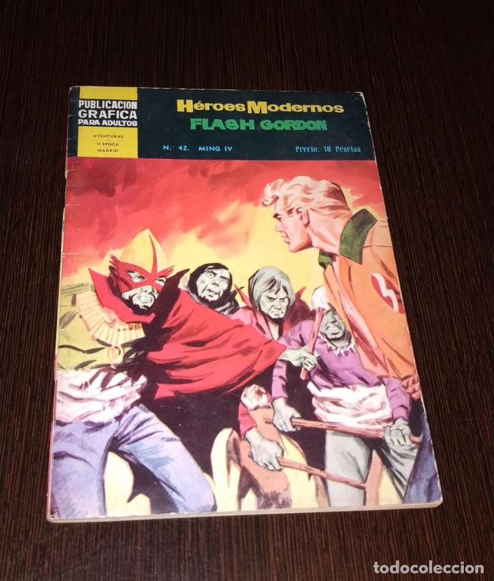 Tebeos: H&Eacute;ROES MODERNOS. FLASH GORDON. NUMERO 42 - Foto 1
