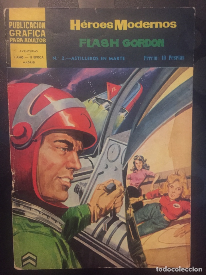 Tebeos: FLASH GORDON . HEROES MODERNOS N.2 . ASTILLEROS EN MARTE . - Foto 1