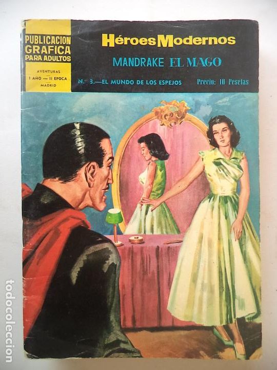 Tebeos: HEROES MODERNOS MANDRAKE EL MAGO II EPOCA N&ordm; 3 - Foto 1