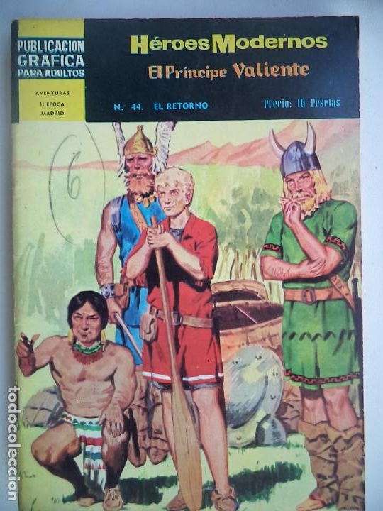 Tebeos: HEROES MODERNOS EL PRINCIPE VALIENTE  N&ordm; 44 - Foto 1
