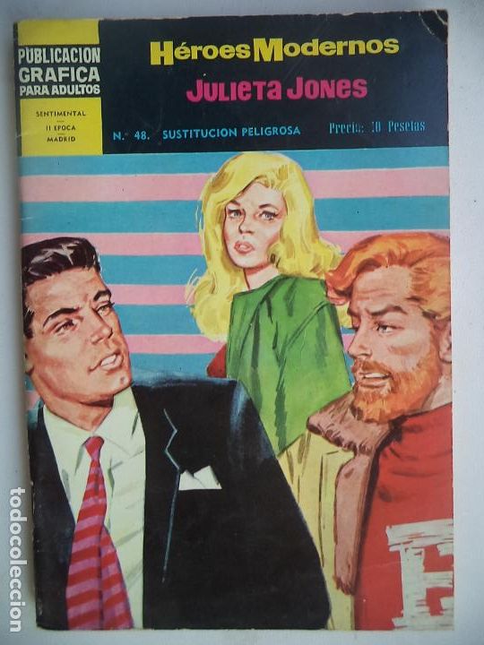 Tebeos: HEROES MODERNOS JULIETA JONES N&ordm; 48 - Foto 1