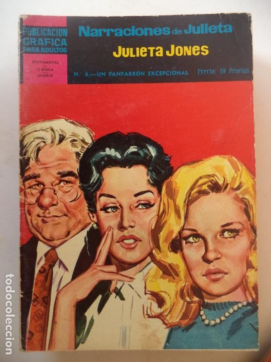 Tebeos: JULIETA JONES SENTIMENTAL N&ordm; 8 - Foto 1