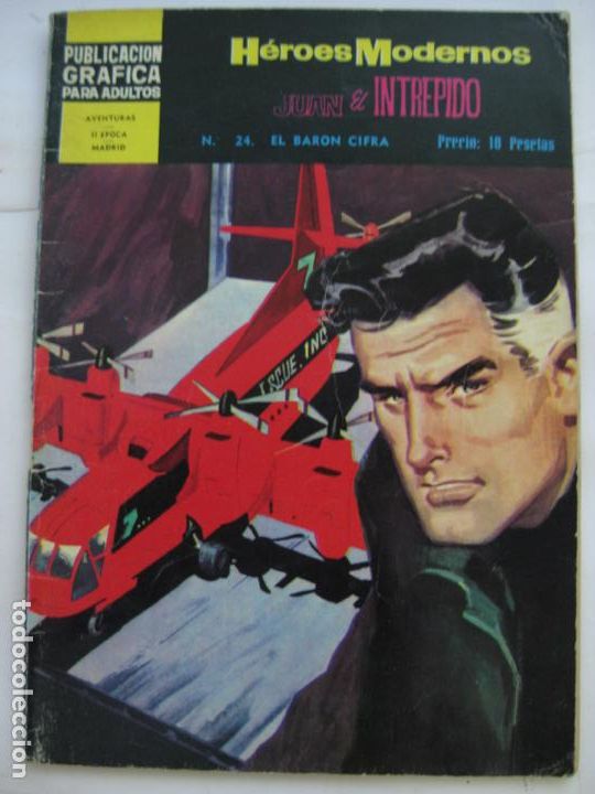 Tebeos: HEROES MODERNOS - JUAN EL INTREPIDO N&ordm;24 - Foto 1