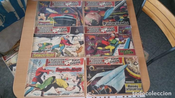 Tebeos: Lote 26 comics FLASH GORDON DOLAR entre 5 y 63 HEROES MODERNOS - Foto 6