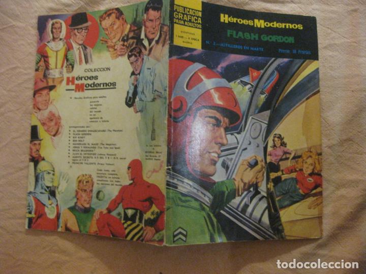 Tebeos: HEROES MODERNOS FLASH GORDON N&ordm; 2. DOLAR II EPOCA. - Foto 1