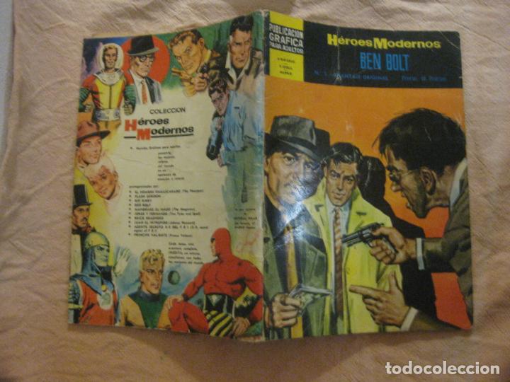 Tebeos: HEROES MODERNOS BEN BOLT N&ordm; 5. DOLAR II EPOCA. - Foto 1