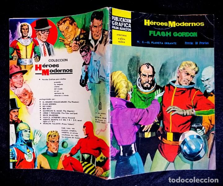 Tebeos: HEROES MODERNOS - FLASH GORDON N&ordm; 8 - DOLAR 1966 - II &Eacute;POCA - Foto 2