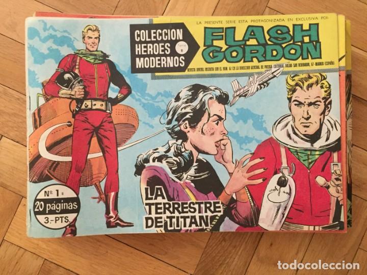 Tebeos: COMIC COLECCION COMPLETA FLASH GORDON 75 EJEMPLARES SERIE B HEROES MODERNOS - Foto 1