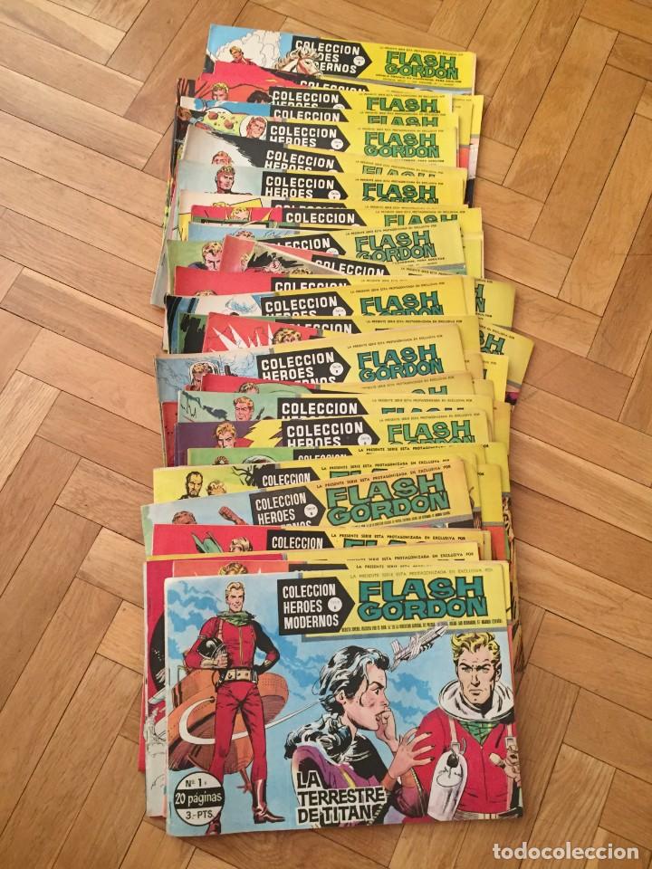 Tebeos: COMIC COLECCION COMPLETA FLASH GORDON 75 EJEMPLARES SERIE B HEROES MODERNOS - Foto 3
